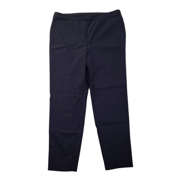 St. John Capri Vent Hem Pants Black Size 8 - Picture 1 of 5